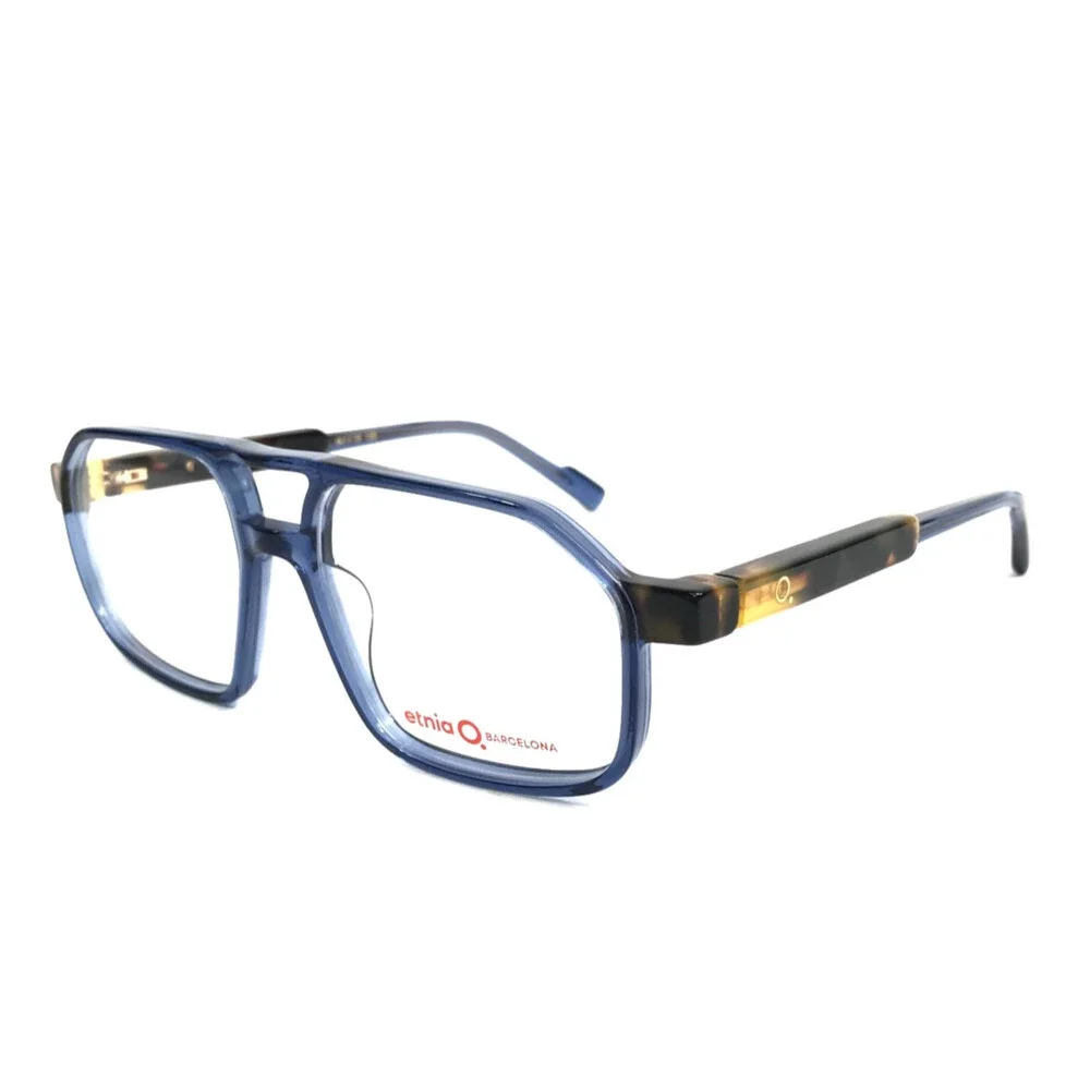 Etnia Barcelona Eyeglasses Frames SYKO BLHV Blue Havana Full Rim 54-16-138